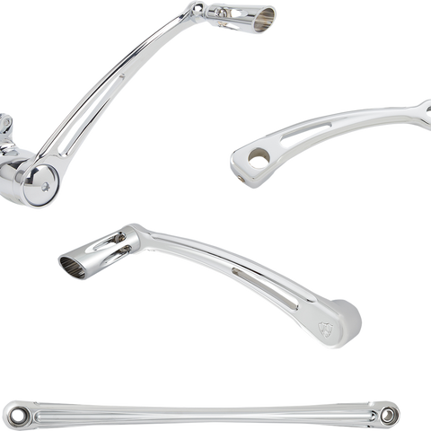 ARLEN NESS Deep Cut Foot Control Kit w/ Toe Shifter - Chrome 420-109