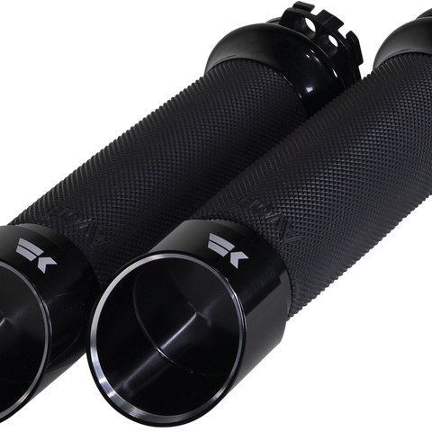 Khrome Werks Edge Grips - Custom Contour with Cable for 1” Bars, Part 500240