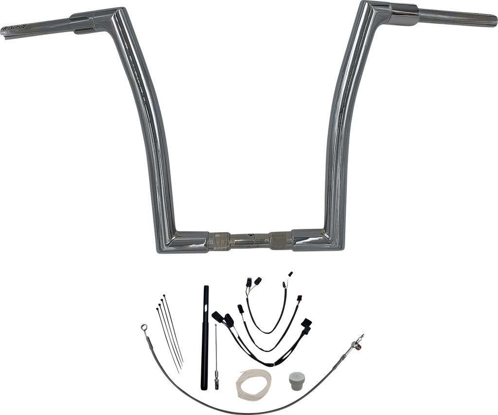 FAT BAGGERS INC. Handlebar Kit - Flat Top - 16" - Chrome 619616 - Team Dream Rides