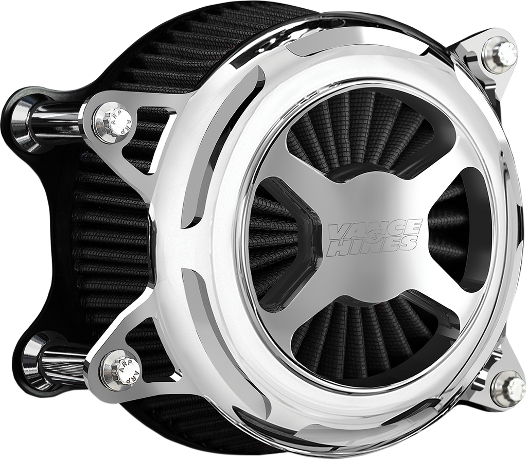 VANCE & HINES VO2 X Air Intake Kit - Chrome 72339 for Harley Touring and Softail Models