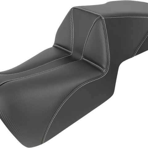 SADDLEMEN Pan America Adventure Tour Seat - Carbon Fiber/Whisper Black - Standard 821-34-200 - Team Dream Rides
