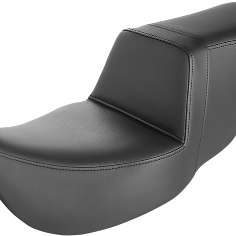 SADDLEMEN Tour Step-Up Seat - Smooth - Black - FL '08-'22 808-07B-194 - Team Dream Rides