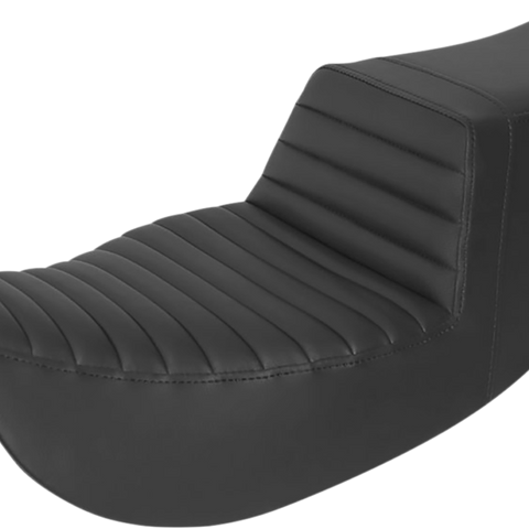 SADDLEMEN Tour Step-Up Seat -Tuck-n-Roll - Black - FL '97-'07 897-07-191 - Team Dream Rides