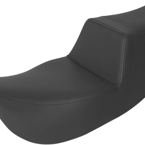 SADDLEMEN Tour Step-Up Seat - Smooth - Black - FL '97-'07 897-07-194 - Team Dream Rides