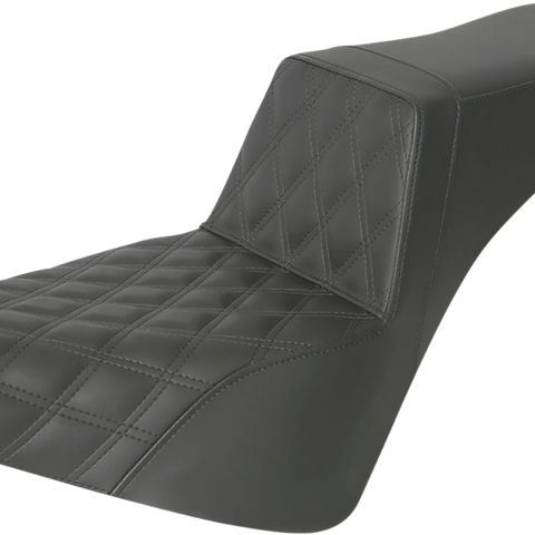 SADDLEMEN Step-Up Front Lattice Stitch Seat with Whisper-Grain SaddleHyde by SADDLEMEN (Part #818-30-192)