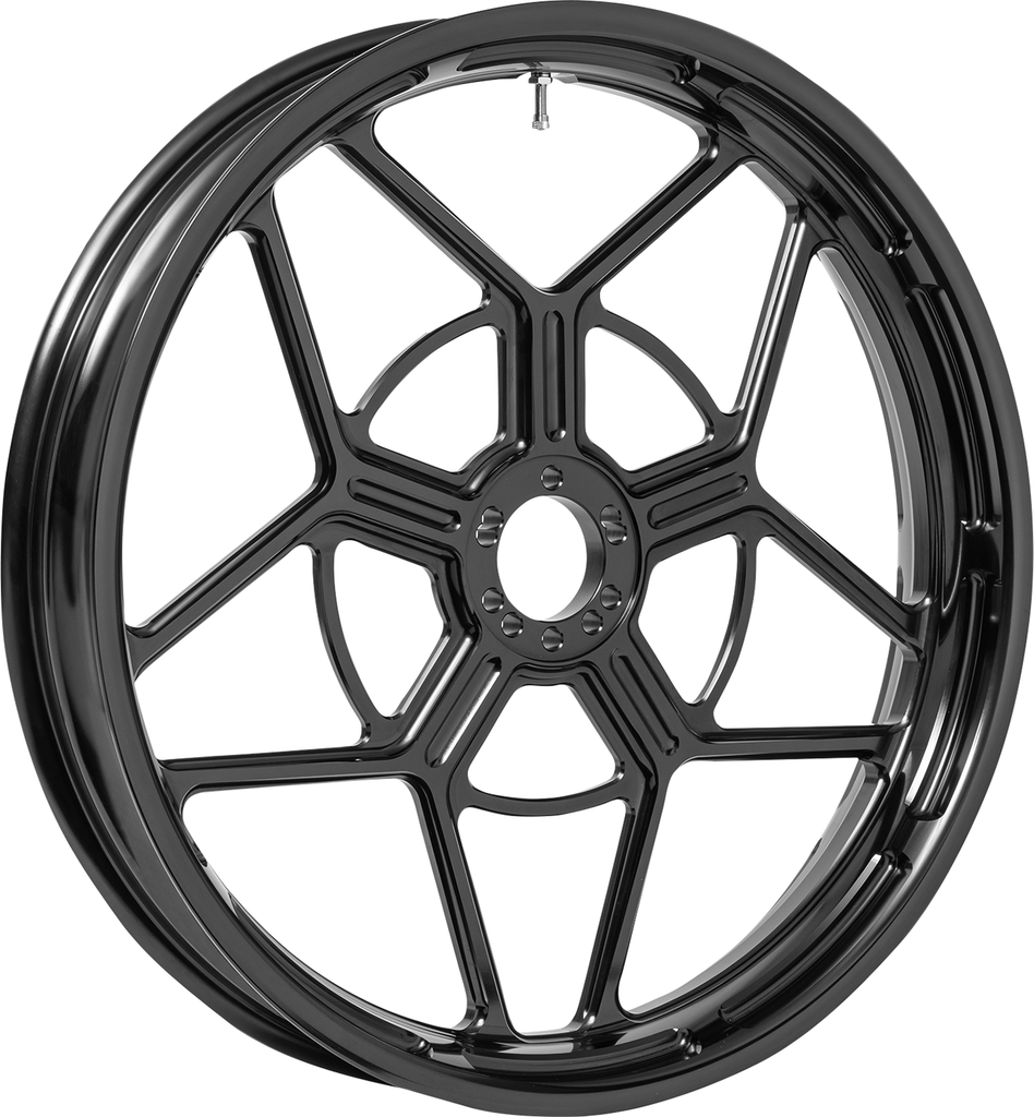 Arlen Ness Speed 5 Forged Wheel - Black Finish - 21x3.5 with Part Number 71-518