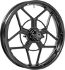 Arlen Ness Speed 5 Forged Wheel - Black Finish - 21x3.5 with Part Number 71-518