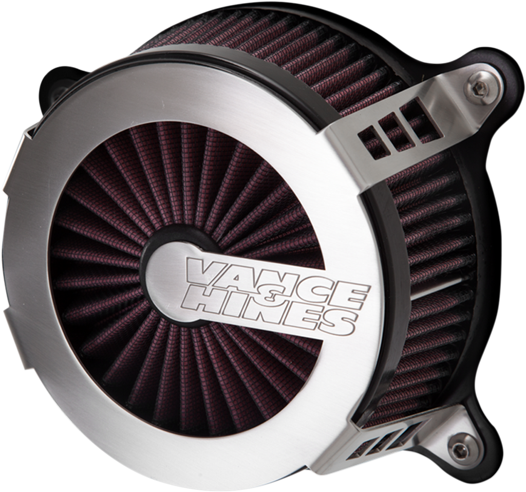 VANCE & HINES VO2 Cage Fighter Air Intake Kit - Brushed (Part No. 70365)