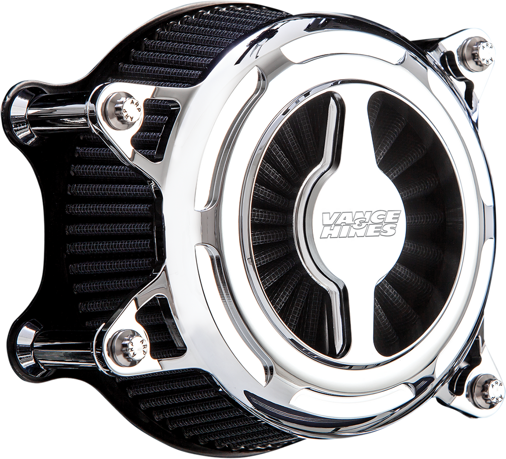Vance & Hines VO2 Blade Air Intake - Chrome 70395 for V-Twin Motorcycles