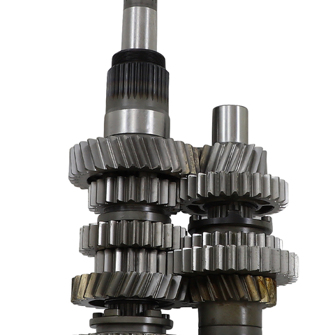 Baker Drivetrain Direct Drive 6-Speed Gear Set for Harley Softail and Dyna - Polished Finish (Part No. DD6-411PL-02)