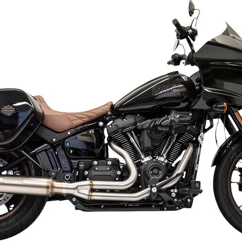 Bassani Xhaust 1S78SS 2-into-1 Stainless Steel Exhaust System with 4-Inch Superbike Muffler