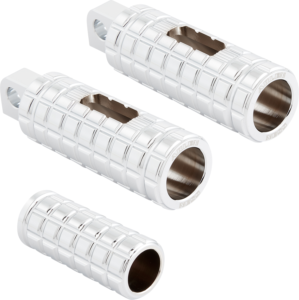 ARLEN NESS Cush Footpegs - Male - Chrome 400-031 - Team Dream Rides