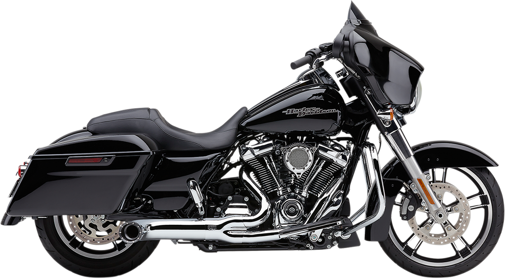 COBRA Turn Out 2-into-1 Exhaust System - Chrome 6271-1 - Team Dream Rides