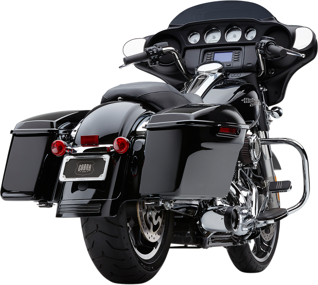 COBRA Turn Out 2-into-1 Exhaust System - Chrome 6271-1 - Team Dream Rides