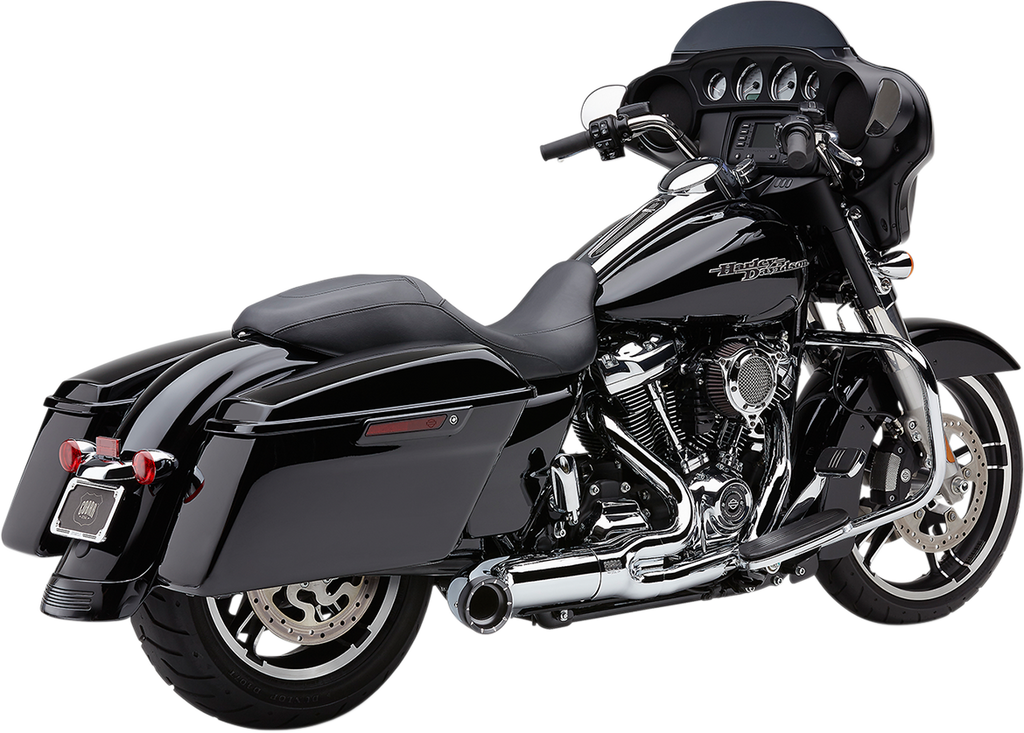 COBRA Turn Out 2-into-1 Exhaust System - Chrome 6271-1 - Team Dream Rides