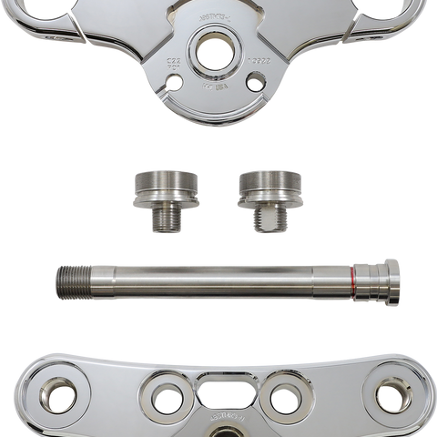 HAWG HALTERS Triple Tree Kit - Chrome - 49 mm 49WGCR3-ST18 - Team Dream Rides