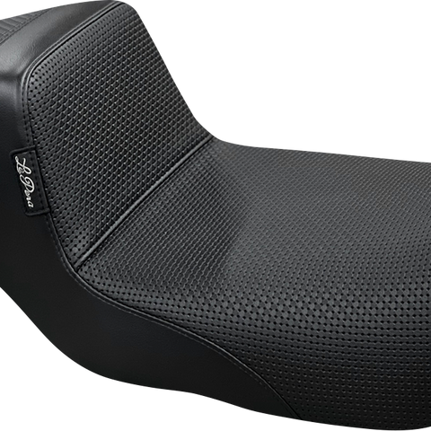 LE PERA Tailwhip Daddy Long Legs Seat - Basketweave - Black - FL '08-'23 LK-587DLBW - Team Dream Rides