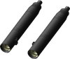 KHROME WERKS 4-1/2" War Hammer Mufflers - Black 202225 - Team Dream Rides