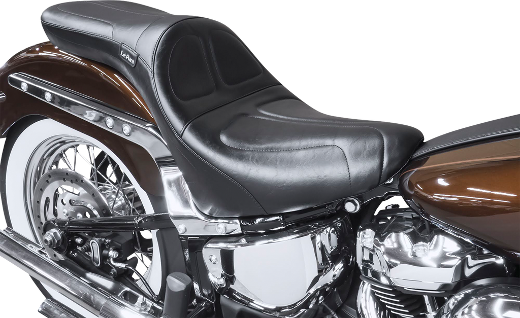 LE PERA Maverick Seat - Smooth - Black - FXLR/FLSB '18-'23 LYR-910S - Team Dream Rides