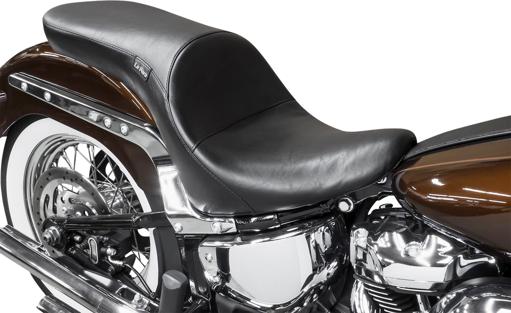 LE PERA Maverick Seat - Stitched - Black - FXLR/FLSB '18-'23 LYR-910 - Team Dream Rides