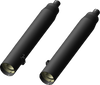 KHROME WERKS 4-1/2" War Hammer Mufflers - Black 202235 - Team Dream Rides