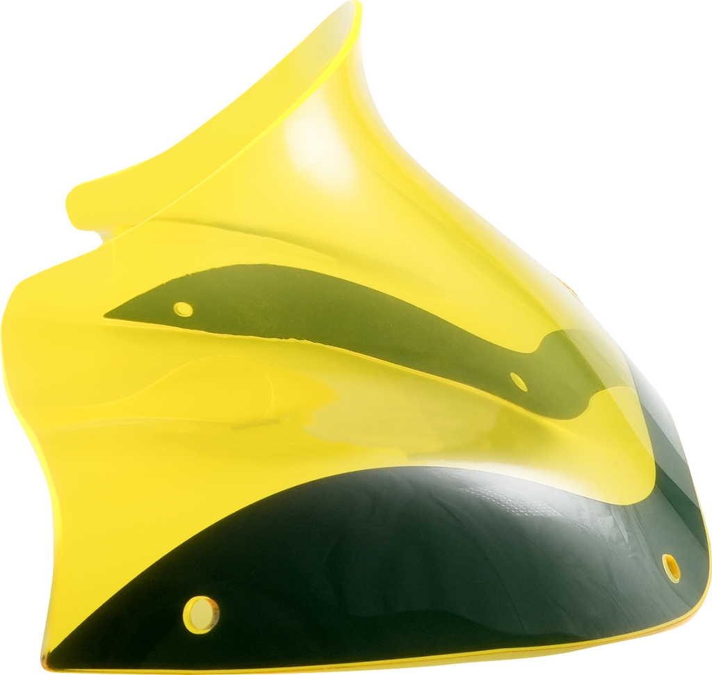 Klock Werks Ice Flare Windshield, Yellow Ice, for 1998-2013 FLTR, KWW-01-0624