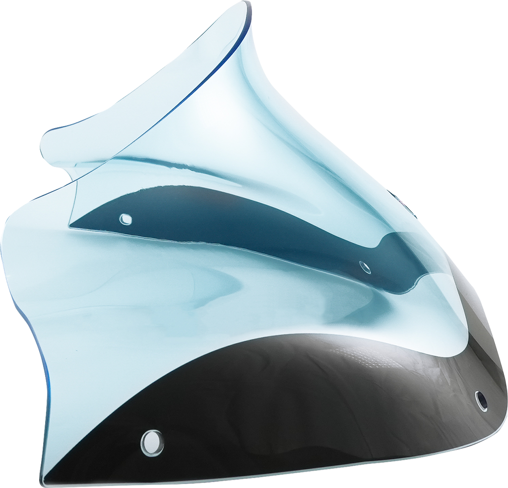 Klock Werks Ice Kolor Flare Windshield Blue Ice for 1998-2013 FLTR, KWW-01-0627