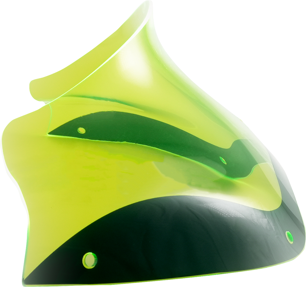 Klock Werks Ice Flare Windshield for 1998-2013 FLTR, Green Ice, KWW-01-0626
