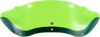 Klock Werks Ice Flare Windshield for 1998-2013 FLTR, Green Ice, KWW-01-0626