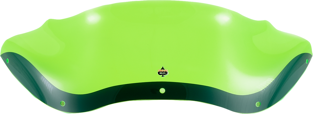 Klock Werks Ice Flare Windshield for 1998-2013 FLTR, Green Ice, KWW-01-0626