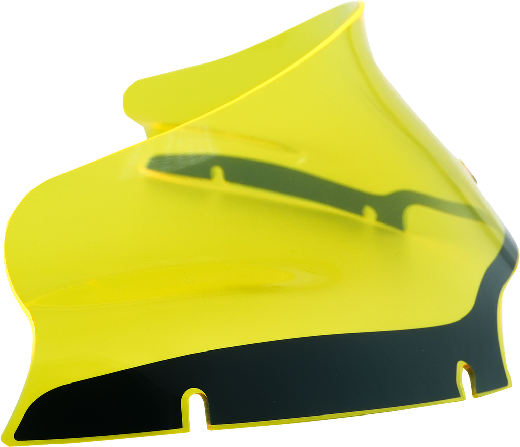 Klock Werks Ice Flare Windshield, 6-Inch Yellow Ice for 2015-2025 FLTR, KWW-01-0629