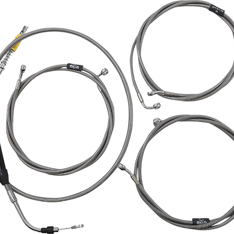 LA CHOPPERS Handlebar Cable/Brake Line Kit - 18