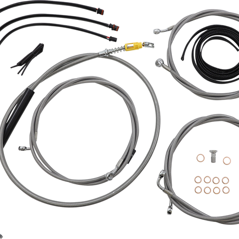 LA CHOPPERS Handlebar Cable/Brake Line Kit - Complete - 18