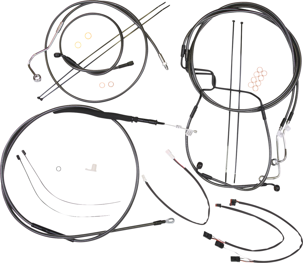 MAGNUM SHIELDING Black Pearl* Designer Handlebar Installation Kit 487973 - Team Dream Rides