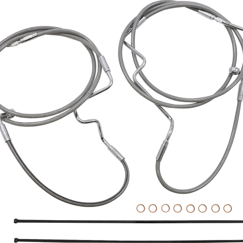 MAGNUM SHIELDING XR Handlebar Installation Kit - Stainless Steel/Chrome 589971 - Team Dream Rides