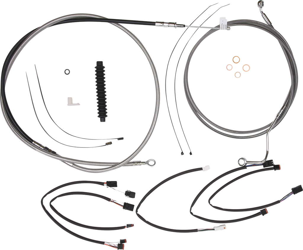 MAGNUM SHIELDING XR Handlebar Installation Kit - Stainless Steel/Chrome 5891021 - Team Dream Rides