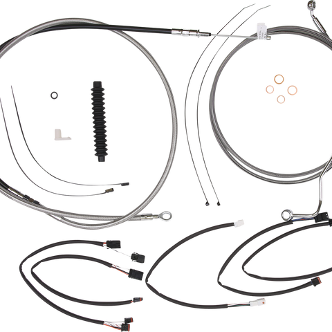 MAGNUM SHIELDING XR Handlebar Installation Kit - Stainless Steel/Chrome 5891021 - Team Dream Rides