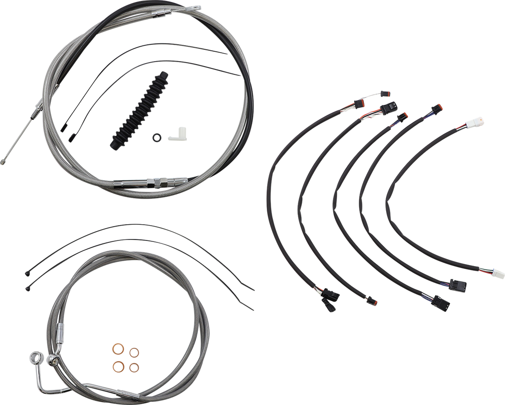 MAGNUM SHIELDING XR Handlebar Installation Kit - Stainless Steel/Chrome 5891022 - Team Dream Rides