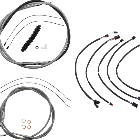 MAGNUM SHIELDING XR Handlebar Installation Kit - Stainless Steel/Chrome 5891022 - Team Dream Rides