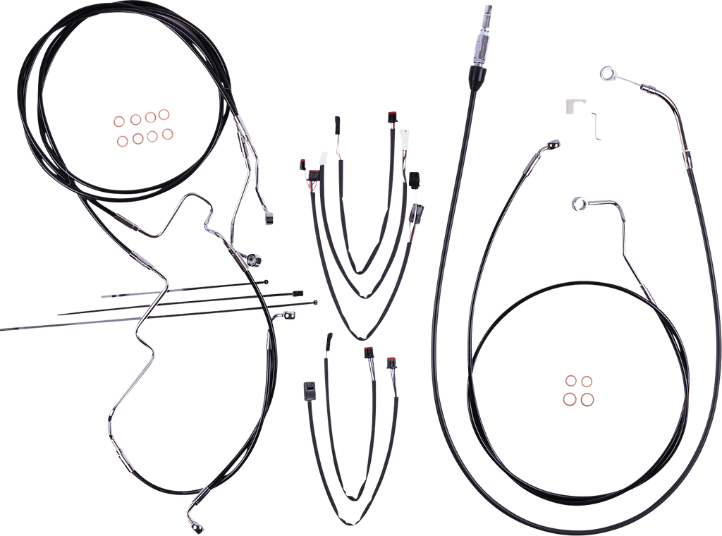 MAGNUM SHIELDING XR Handlebar Installation Kit - Black/Chrome 4891191 - Team Dream Rides