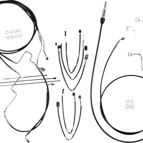 MAGNUM SHIELDING XR Handlebar Installation Kit - Black/Chrome 4891191 - Team Dream Rides