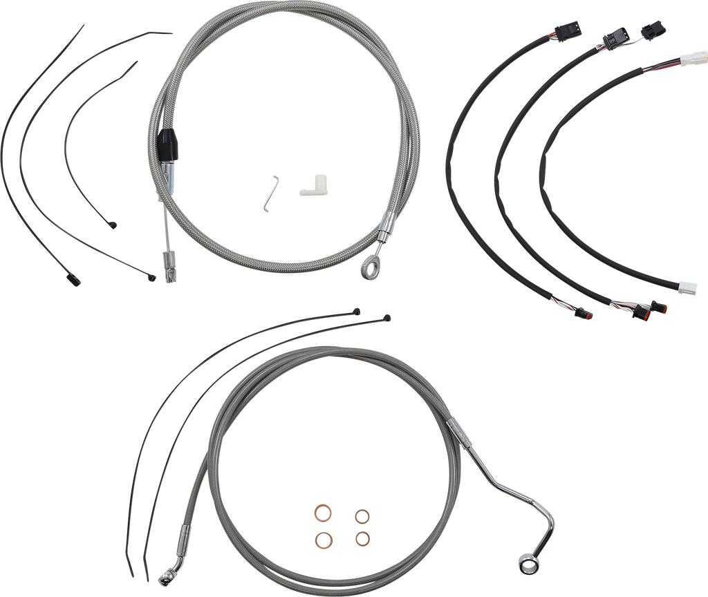 MAGNUM SHIELDING XR Handlebar Installation Kit - Stainless Steel/Chrome 5891152 - Team Dream Rides