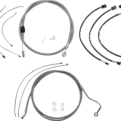 MAGNUM SHIELDING XR Handlebar Installation Kit - Stainless Steel/Chrome 5891152 - Team Dream Rides