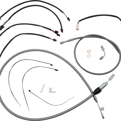 MAGNUM SHIELDING XR Handlebar Installation Kit - Stainless Steel/Chrome 5891181 - Team Dream Rides