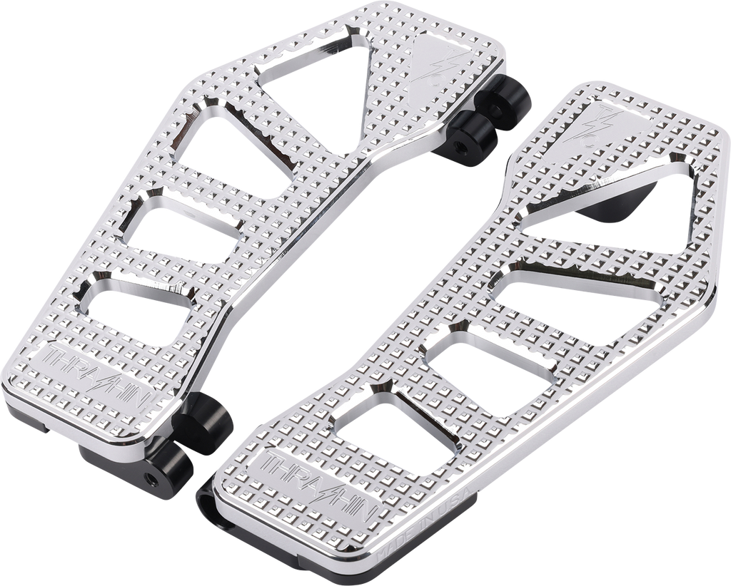 THRASHIN SUPPLY CO. Apex Floorboards for Harley-Davidson TSC-2211-3, Chrome Finish