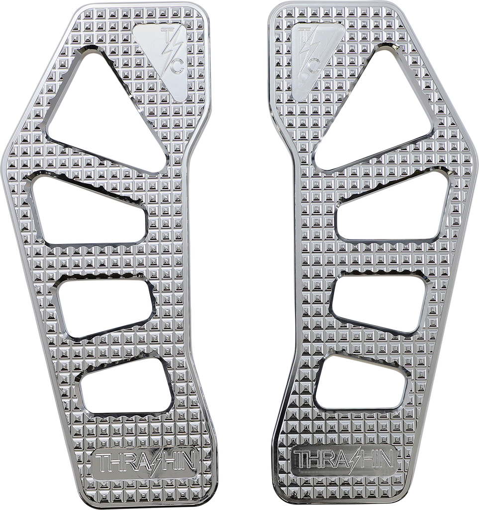 THRASHIN SUPPLY CO. Apex Floorboards for Harley-Davidson TSC-2211-3, Chrome Finish