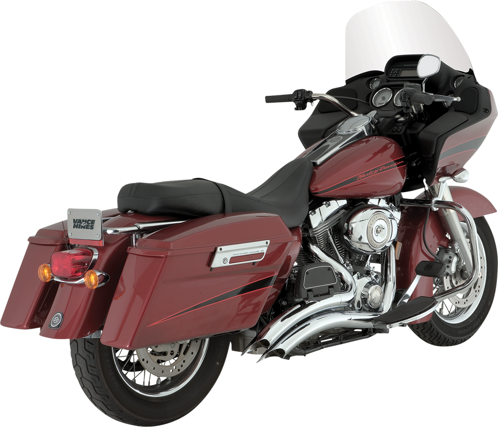 Vance & Hines Big Radius Chrome Exhaust System with PCX Technology Part 26342