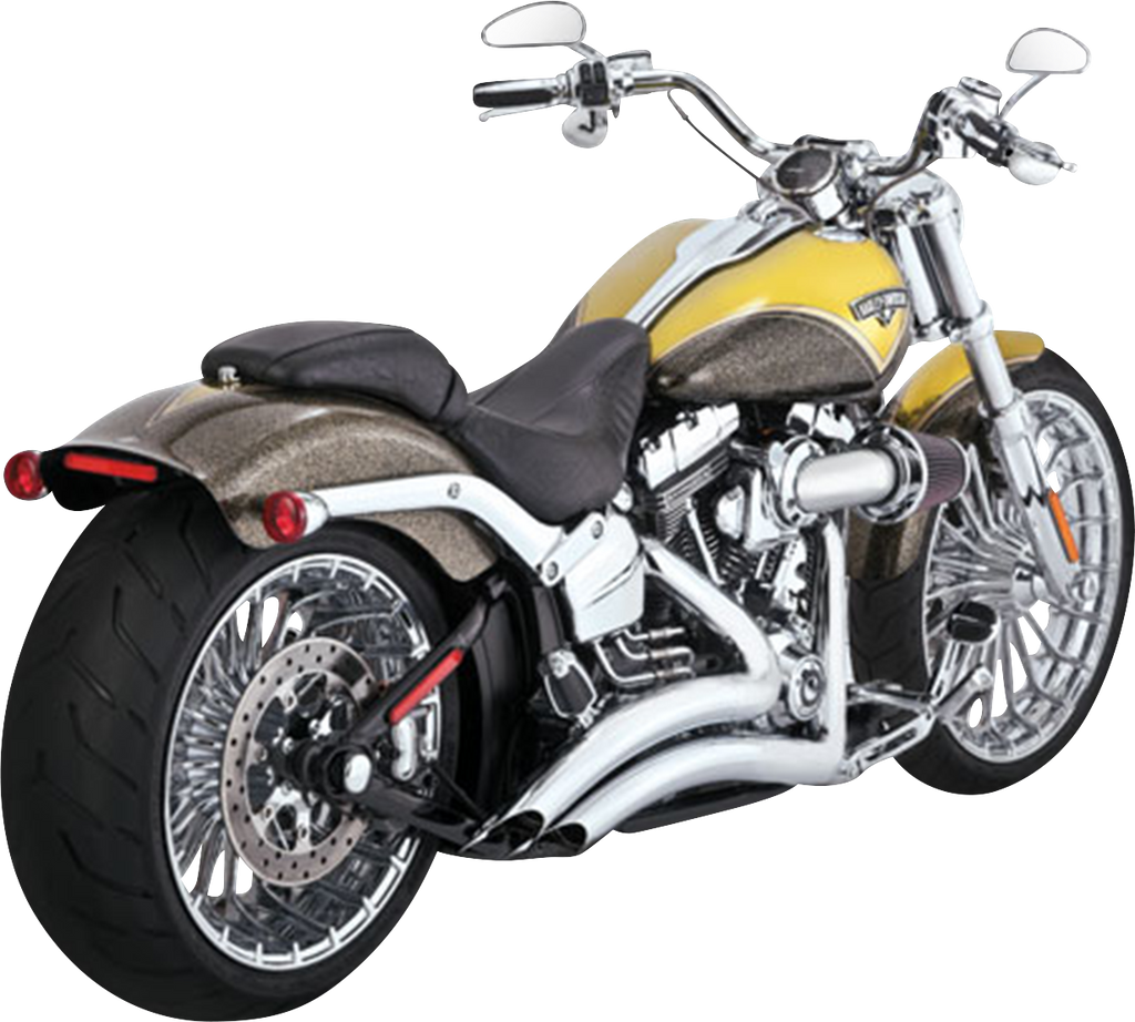 Vance & Hines Big Radius Exhaust System with Chrome Finish - Part 26365
