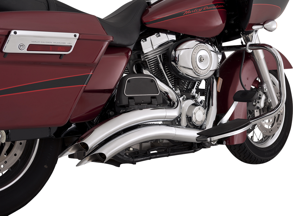Vance & Hines Big Radius Chrome Exhaust System with PCX Technology Part 26342