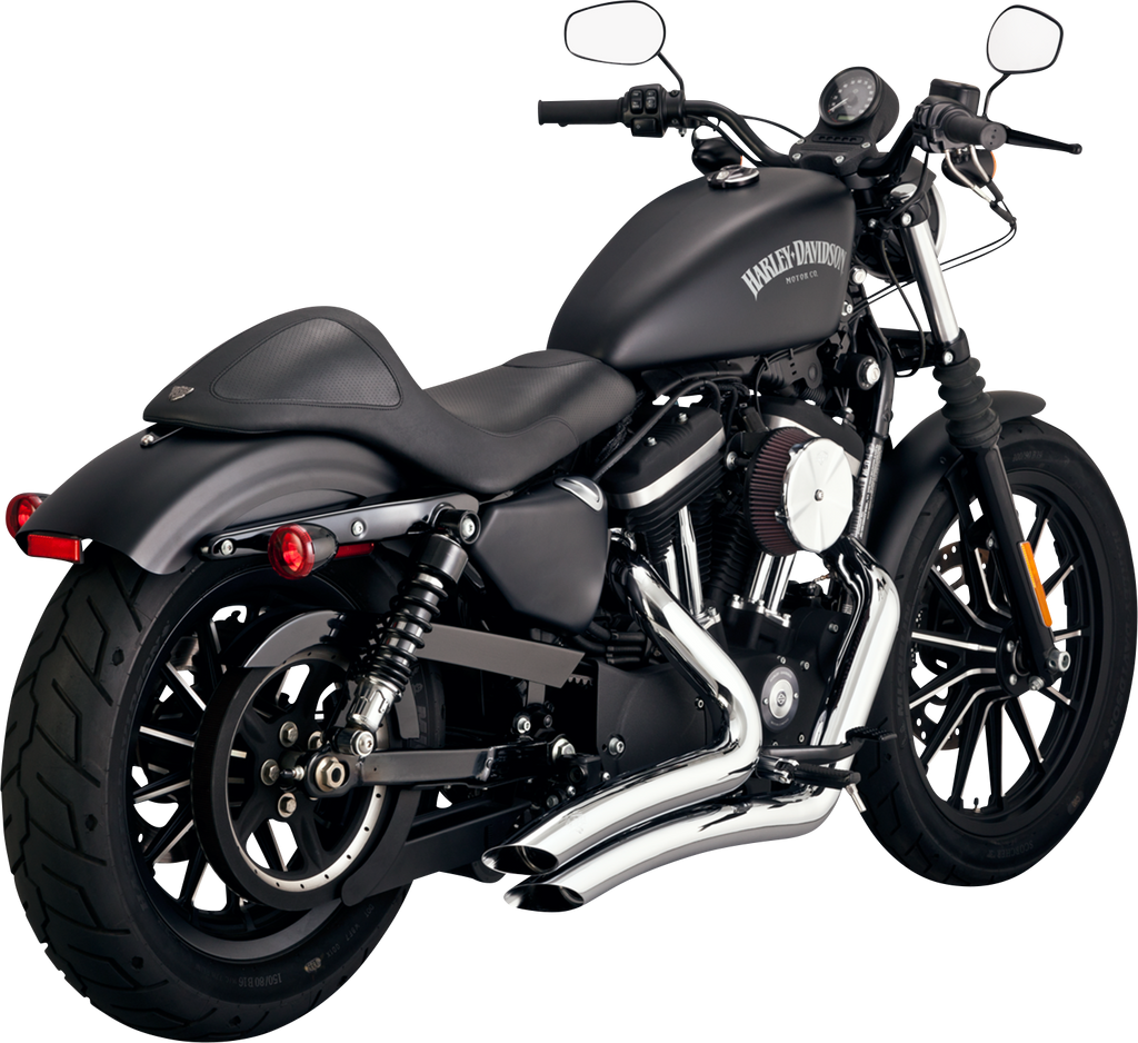 Vance & Hines Big Radius Exhaust System - Chrome (Part #26367)